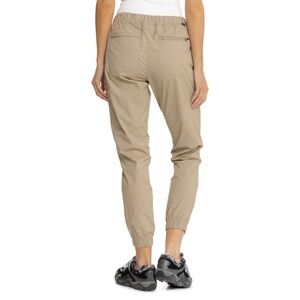 PRANA Tan Double Peak Joggers Utility Hiking Trail Ripstop Pants UPF 50